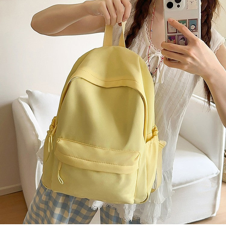 Leisure backpack with flexible side pockets and clear structure Kalsten