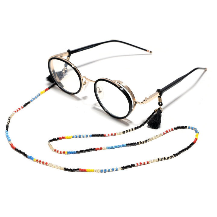 Designer Eyewear with Beaded Holder kalsten