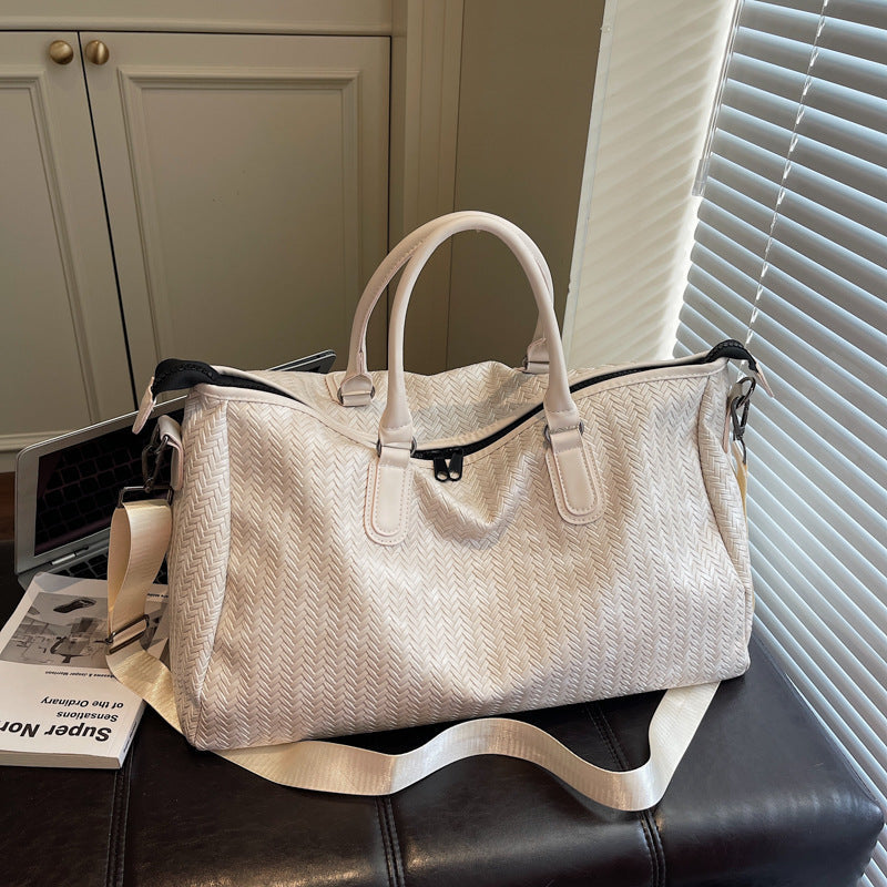Noble and Durable Travel Bag in Modern Wave Pattern Kalsten
