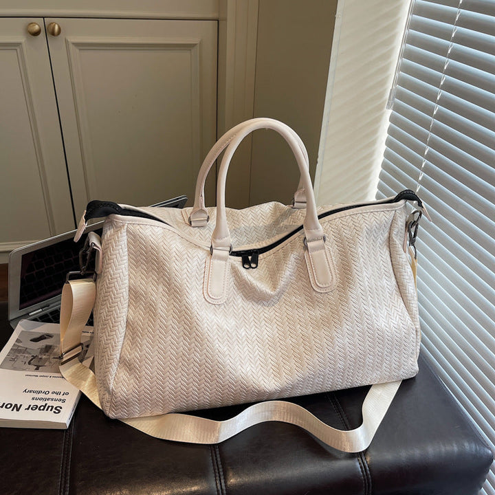 Noble and Durable Travel Bag in Modern Wave Pattern Kalsten