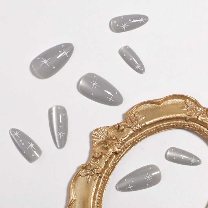 Premium Metallic Press-On Nail Tips Kalsten