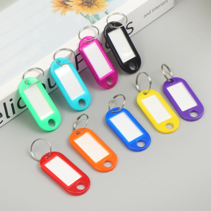 Unisex Labels Keychain with Writable Area Kalsten
