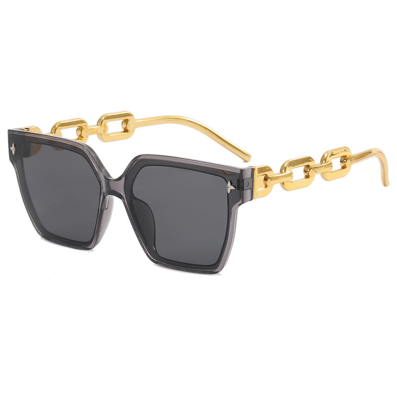 Ladies fashionable square sunglasses with luxurious accents Kalsten