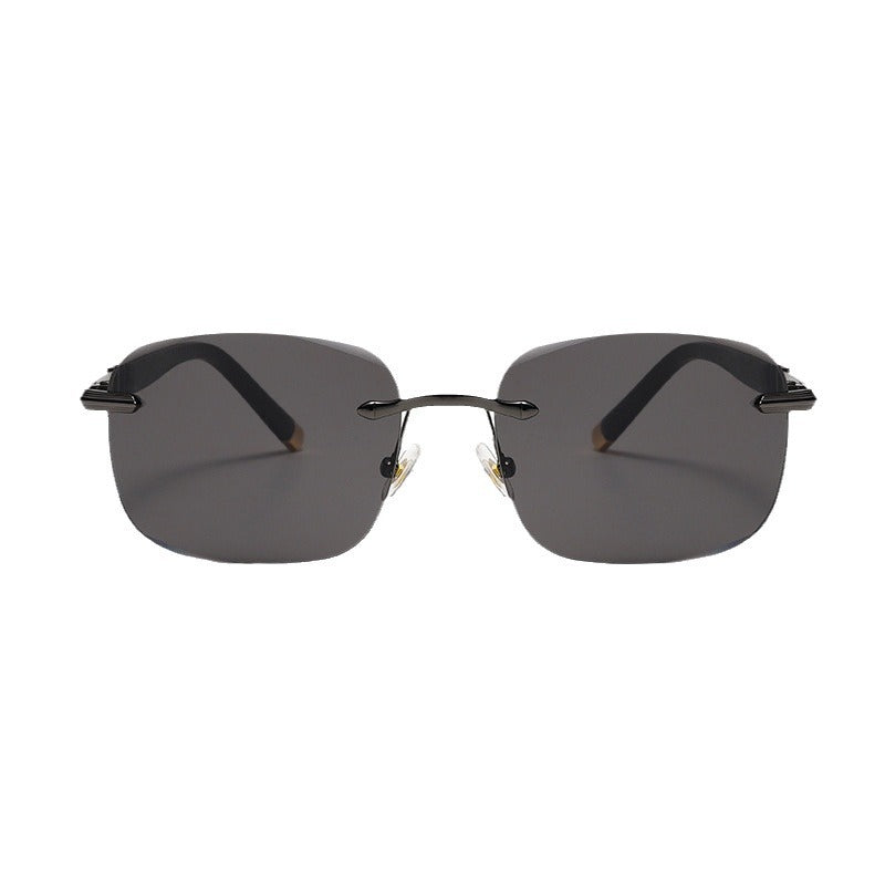 Women futuristic sunglasses with delicate metallic frame Kalsten