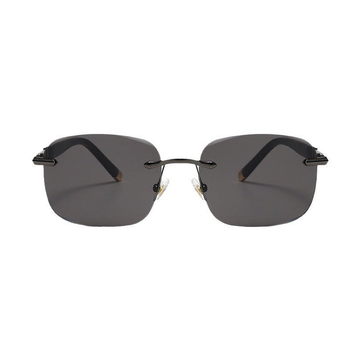 Women futuristic sunglasses with delicate metallic frame Kalsten