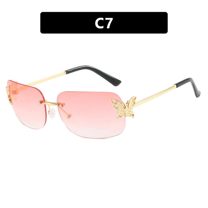 Ladies fashionable sunglasses with delicate butterfly design and protective lenses Kalsten