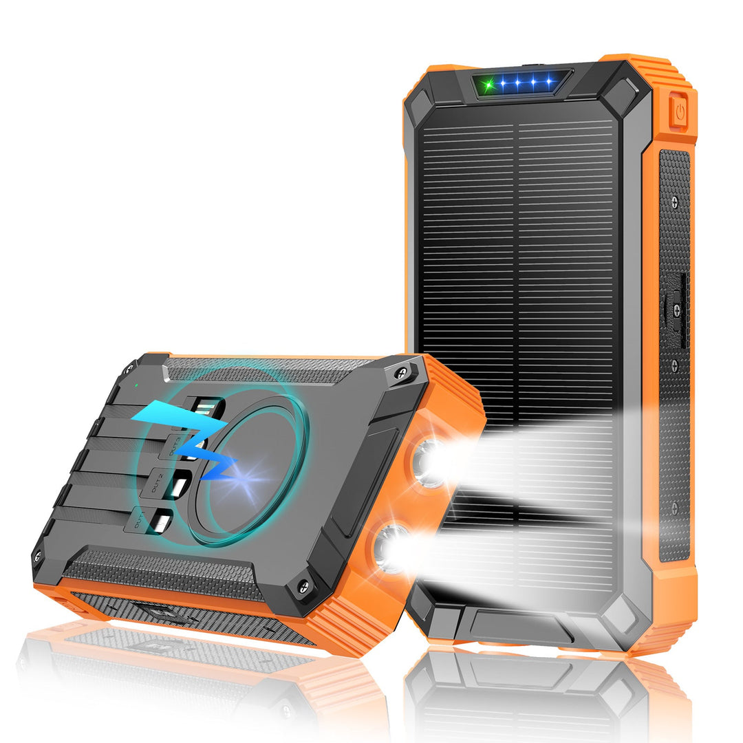 Solar and fast charging power bank with LED flashlight Kalsten