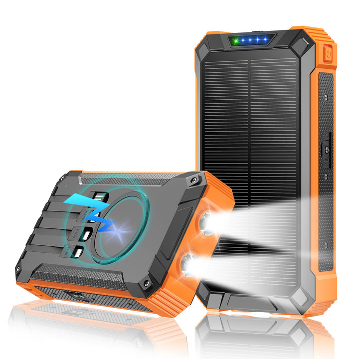 Solar and fast charging power bank with LED flashlight Kalsten