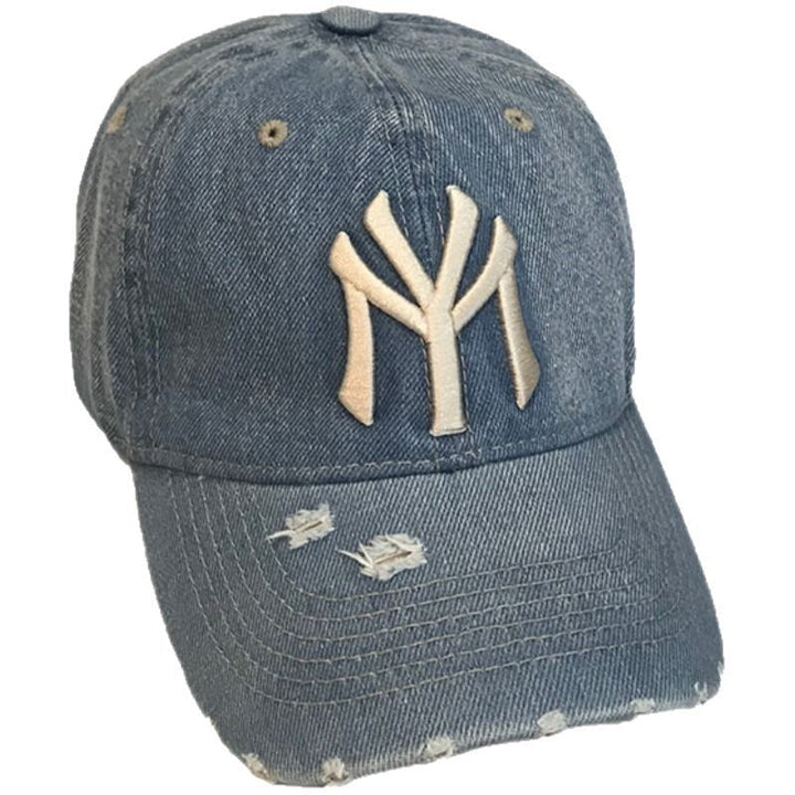 Men's Distressed Denim Baseball Cap Kalsten 1784188165