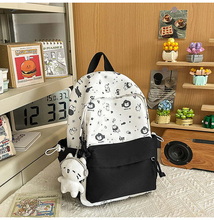 Cute Character-Themed School Backpack