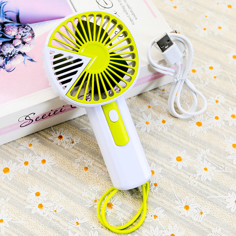 Ladies Portable Handheld Fan with USB Connection and Safety Net Kalsten