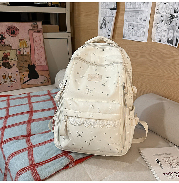 Elegant Multi-Compartment School Backpack
