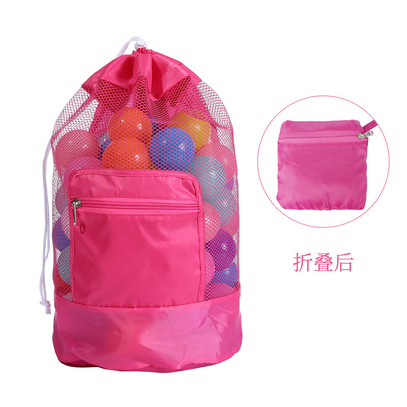 Versatile Beach Bag In Airy Mesh Design Kalsten