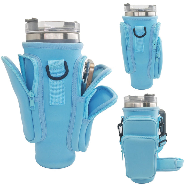 Unisex Portable Drink Container with Multifunctional Compartments Kalsten