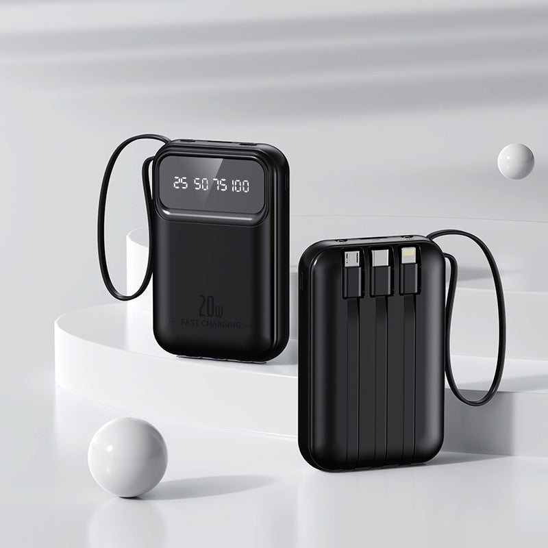 Compact power bank with integrated fast charging ports Kalsten