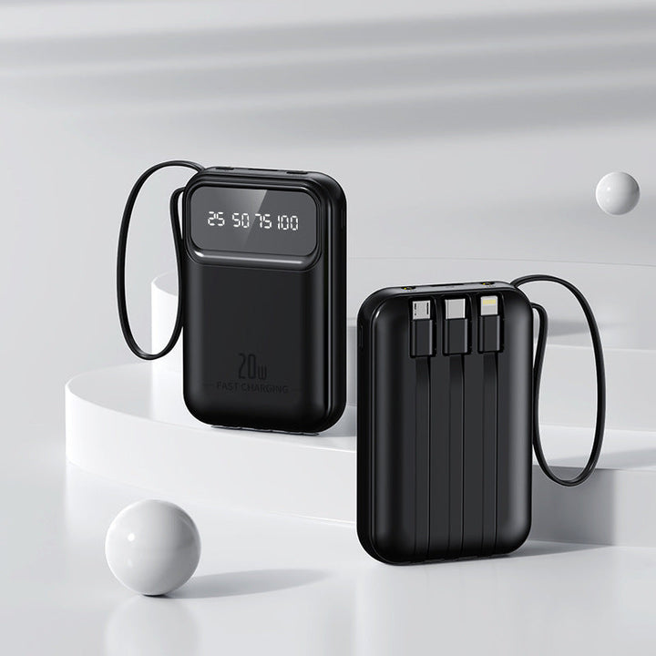 Compact power bank with integrated fast charging ports Kalsten