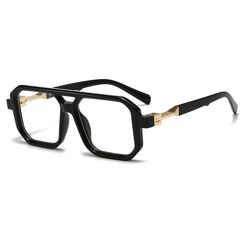 Ladies stylish oversized sunglasses with geometric frame Kalsten