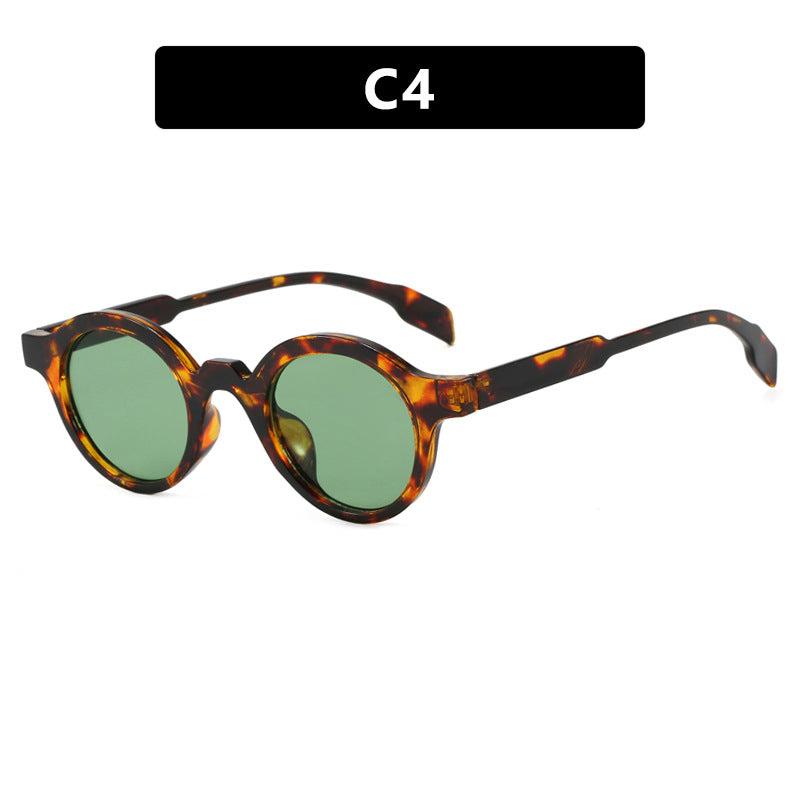 Women's fashionable round sunglasses with high-quality, flexible frame Kalsten