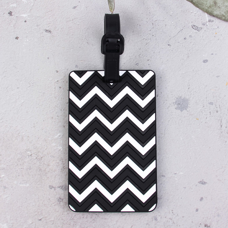 Stylish Chevron Pattern Luggage Tag Kalsten