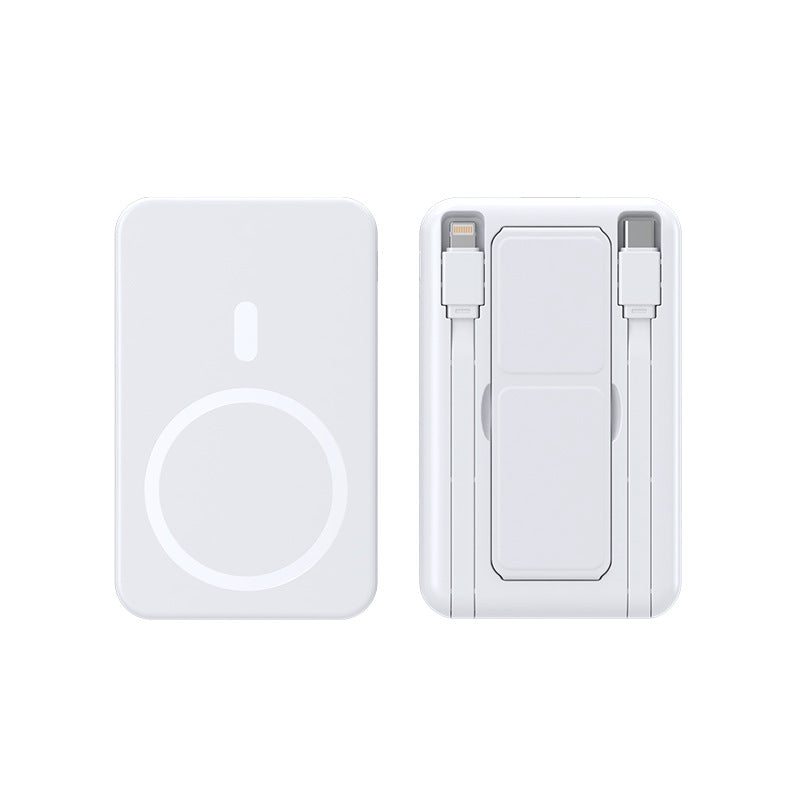 Wearable Wireless Powerbank with Integrated Usb Cables Kalsten