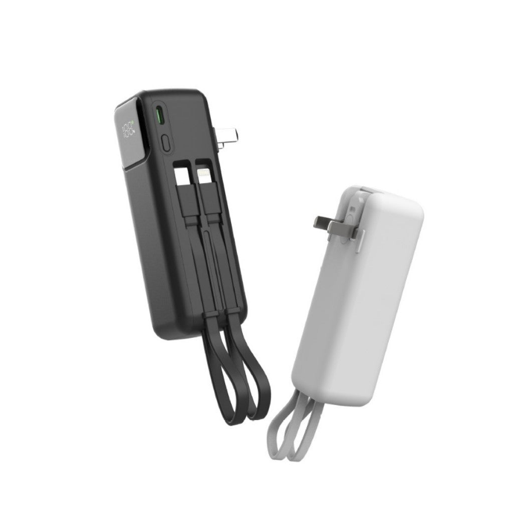 Portable power bank with integrated wireless charging function and LCD display Kalsten
