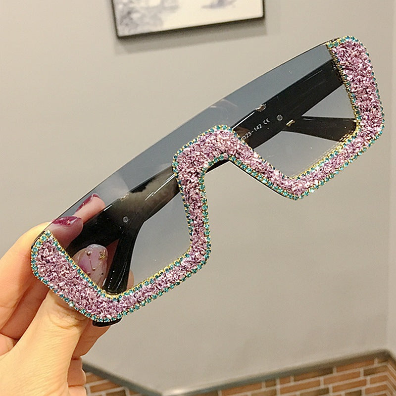 Ladies elegant glitter sunglasses with striking frame Kalsten