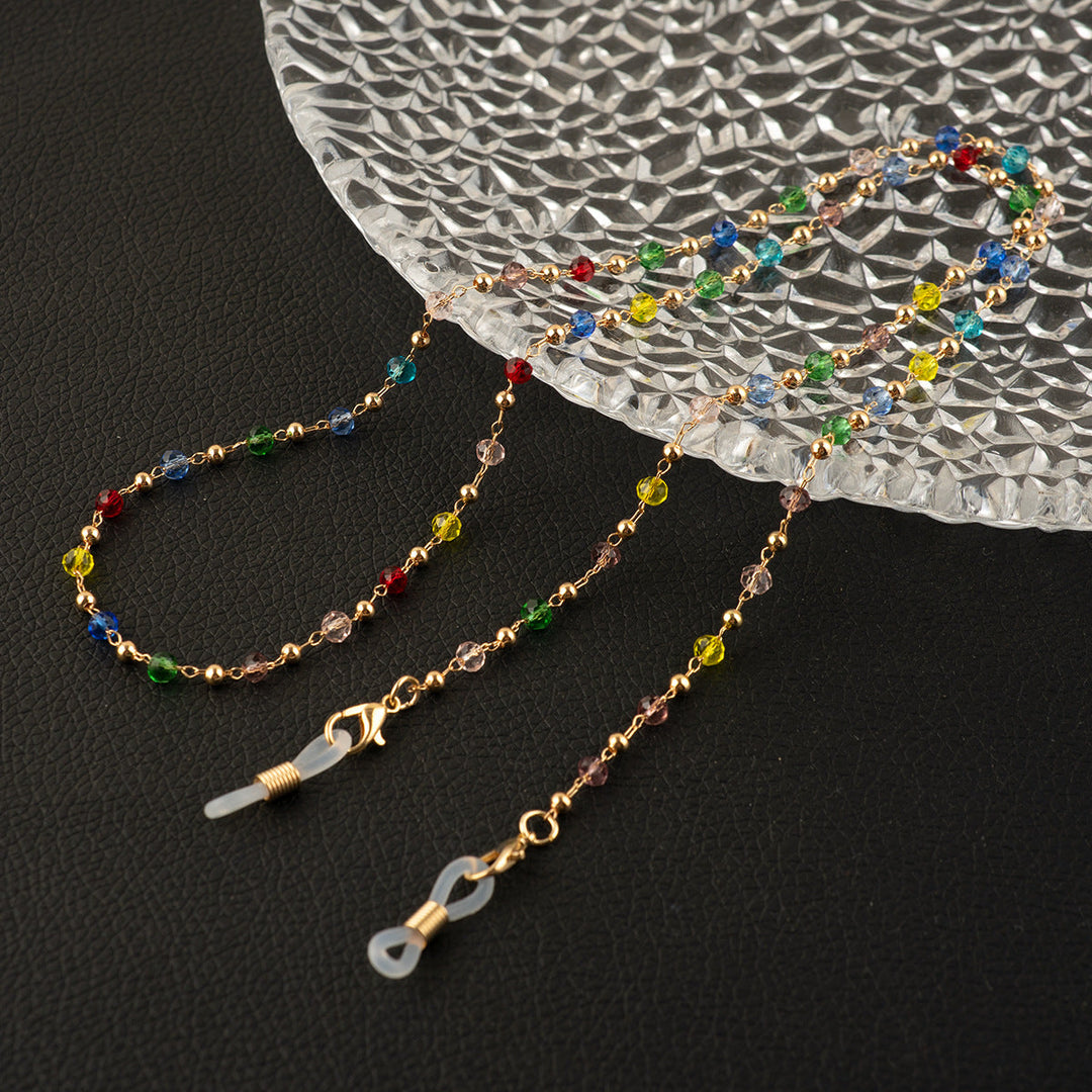 Colorful Crystal Beaded Eyewear Chain Kalsten