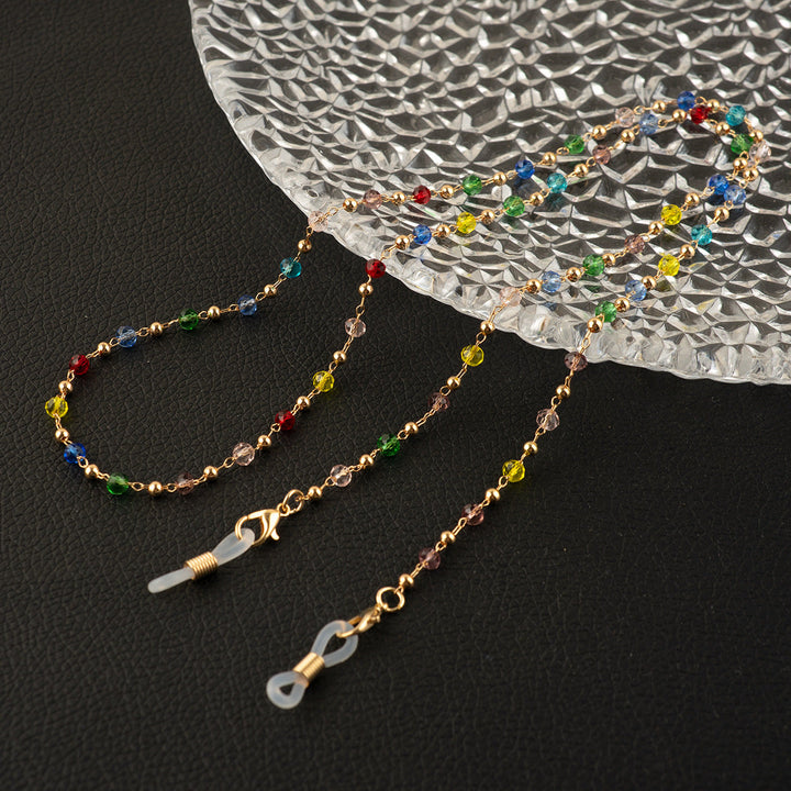 Colorful Crystal Beaded Eyewear Chain Kalsten