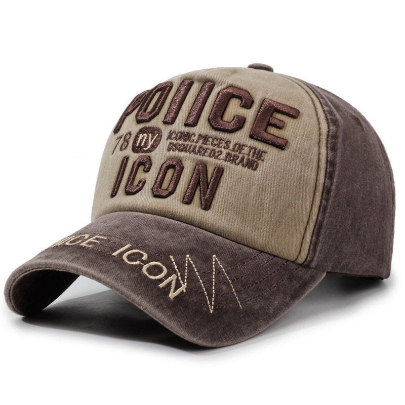 Men's Vintage-Inspired Embroidered Baseball Cap Kalsten