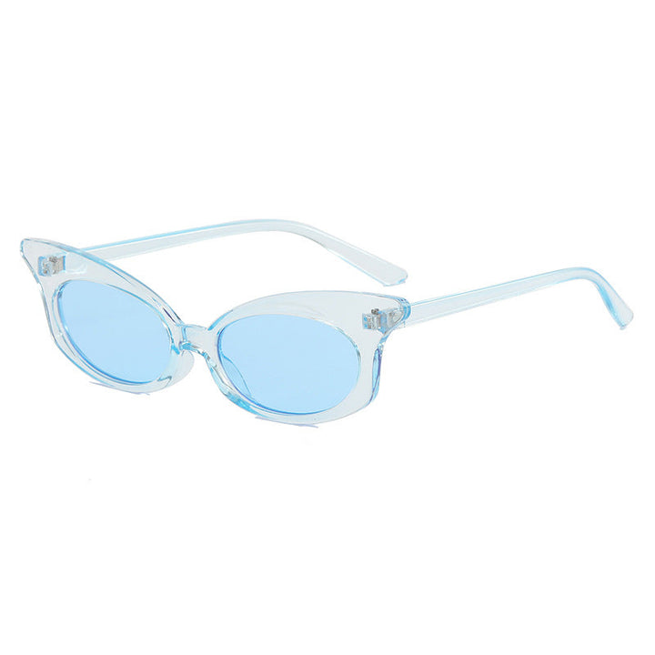 Women Cat-Eye Sunglasses with Transparent Frame and UV Protection Kalsten