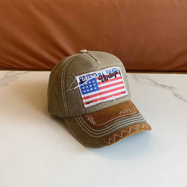 Women's Vintage-Inspired Distressed Baseball Cap Kalsten