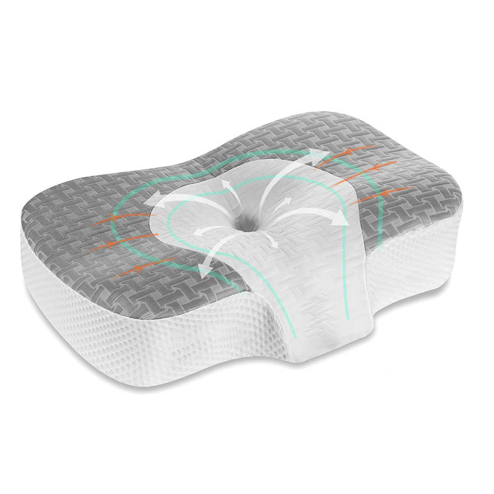 Ergonomic sleeping pillow with cooling gel filling Kalsten