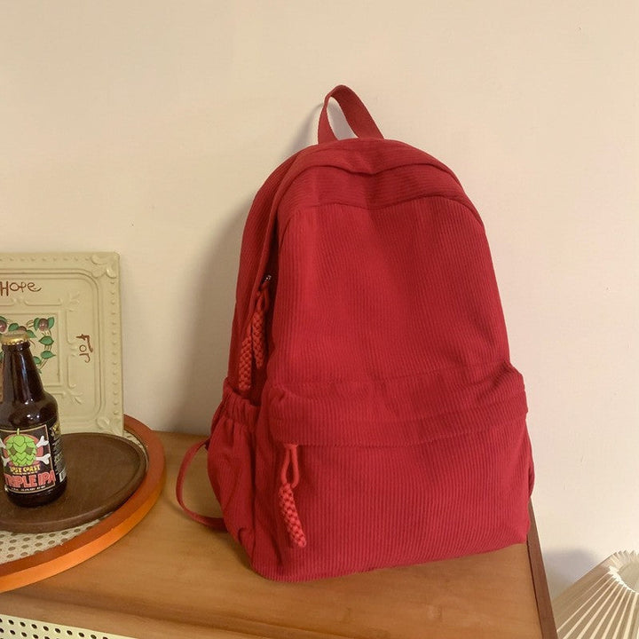 Textured Corduroy Backpack Kalsten