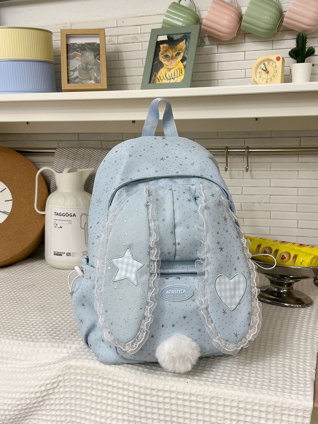 Cute Bunny Ear School Backpack