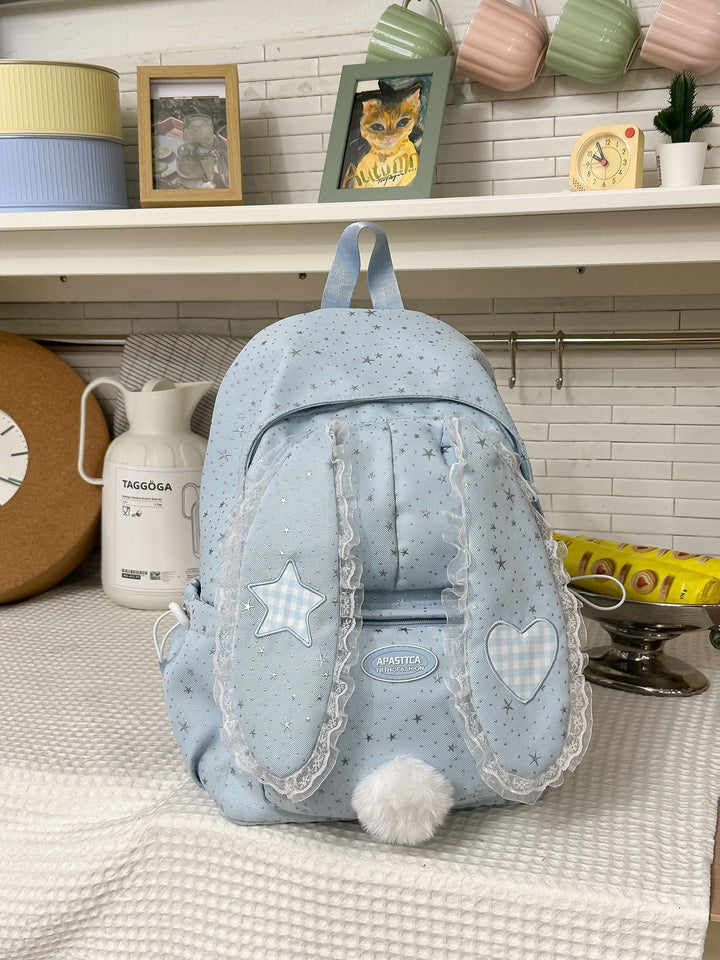 Cute Bunny Ear School Backpack