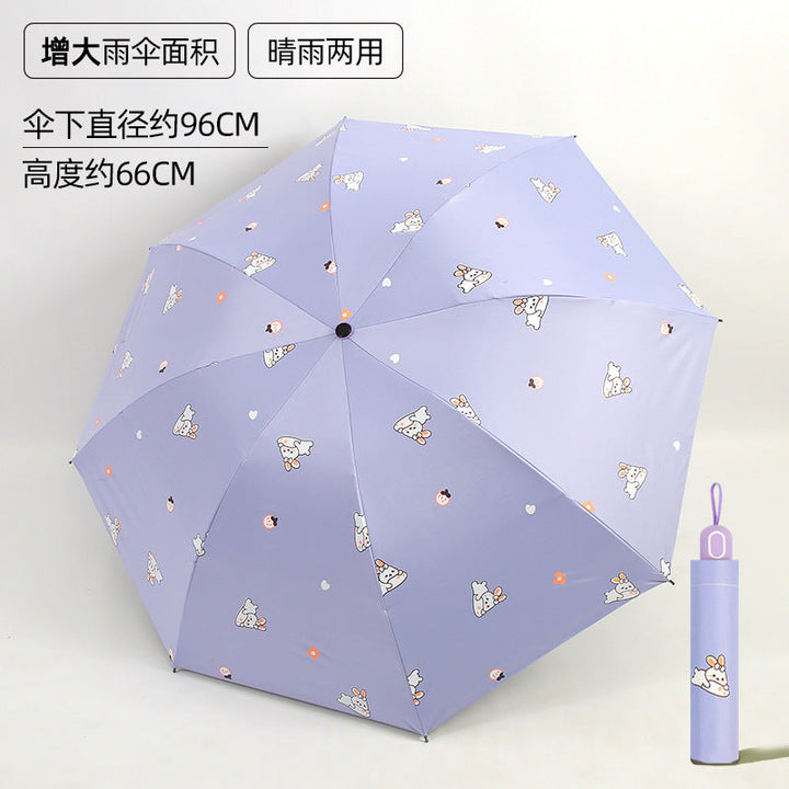 Women's Folding Umbrella with Animal Pattern Kalsten