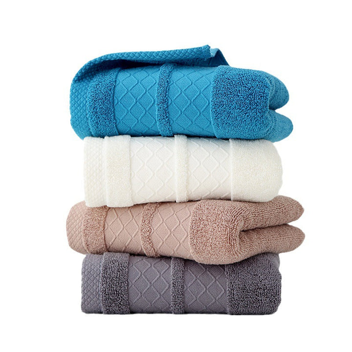 Elegant and Luxurious Terry Bath Towel with Fine Border Kalsten