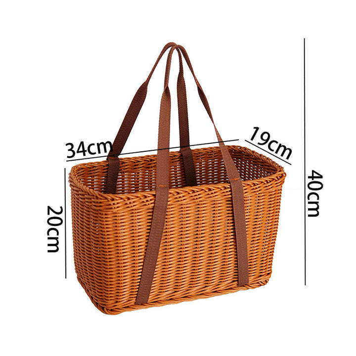 Women's Handwoven Basket with Practical Carry Handles Kalsten