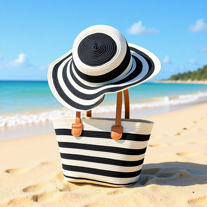 Beach bag with matching hat Kalsten