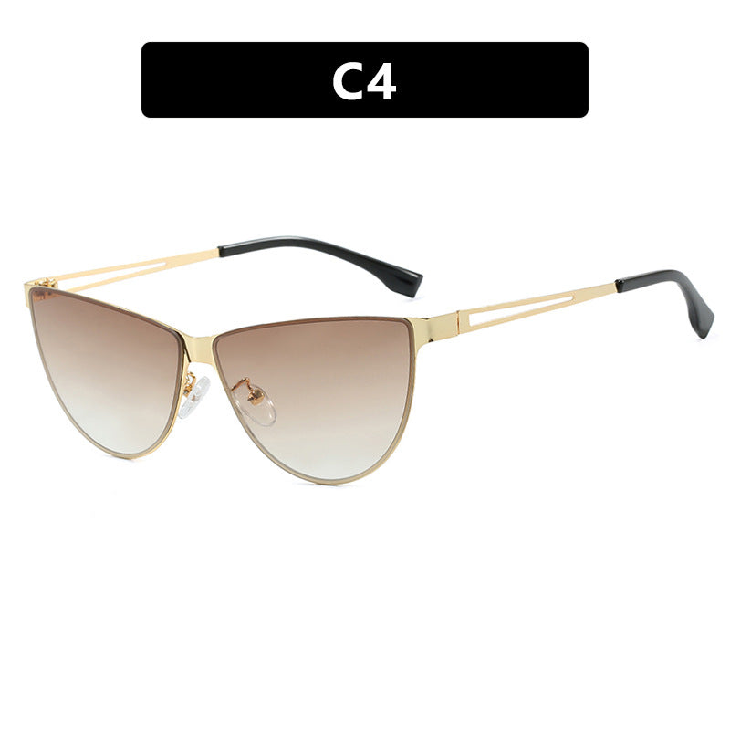 Women's Cat-Eye Sunglasses with Stylish Metal Frame and Protective UV Filter Kalsten