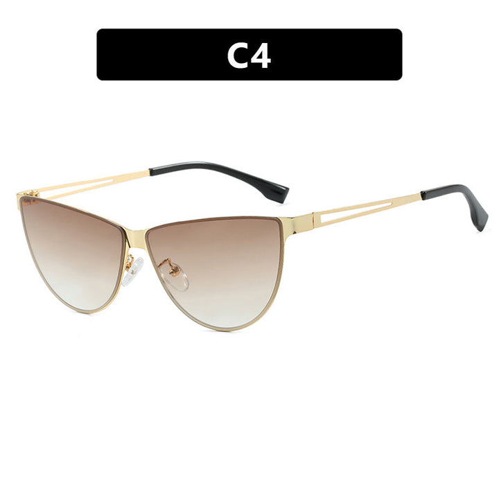 Women's Cat-Eye Sunglasses with Stylish Metal Frame and Protective UV Filter Kalsten