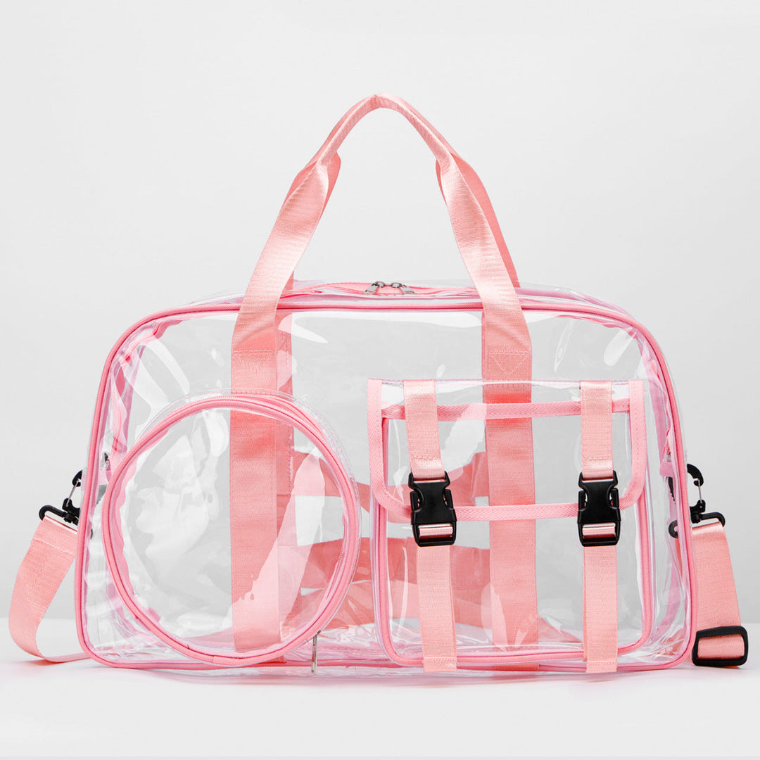 Transparent sports and travel bag with practical compartments Kalsten