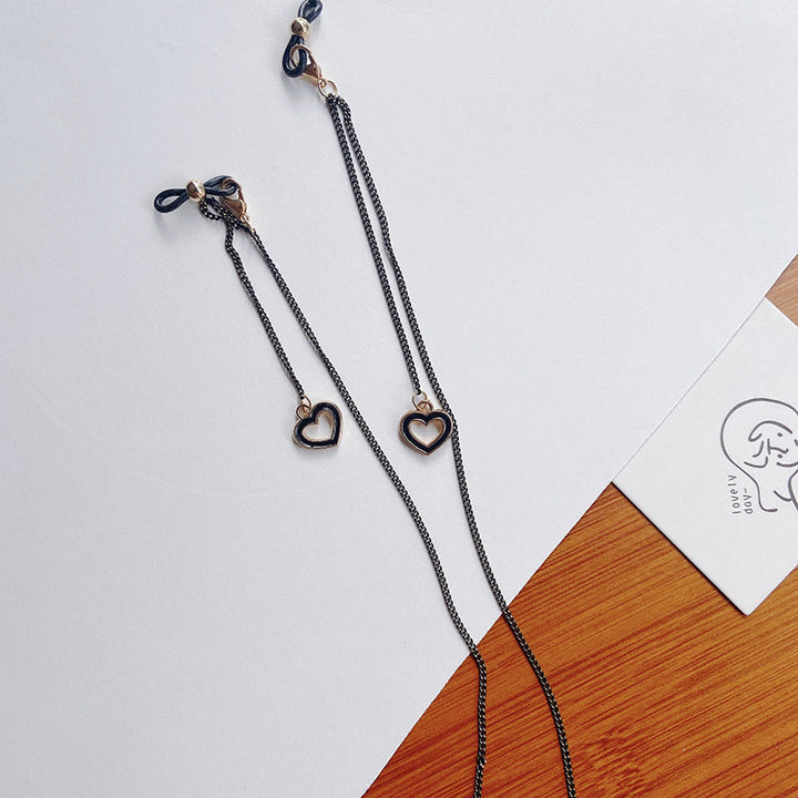 Fashionable glasses holder chain with star pendants Kalsten