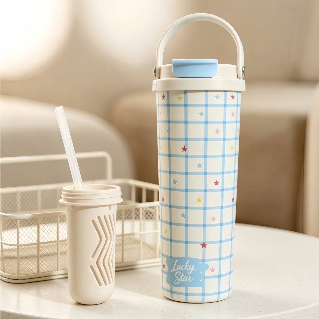 Women’s insulated bottle with high-quality floral design Kalsten