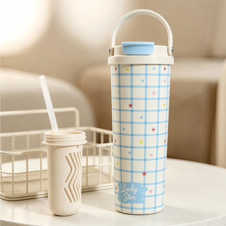 Women’s insulated bottle with high-quality floral design Kalsten