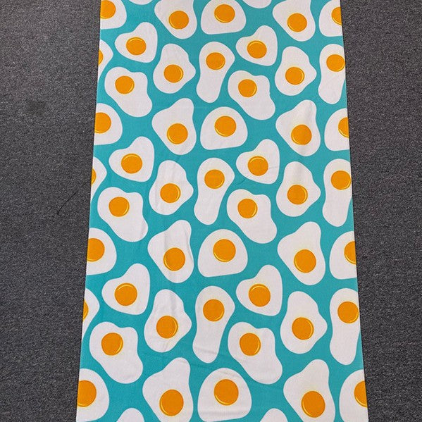 Beach towel with tropical flamingo design Kalsten
