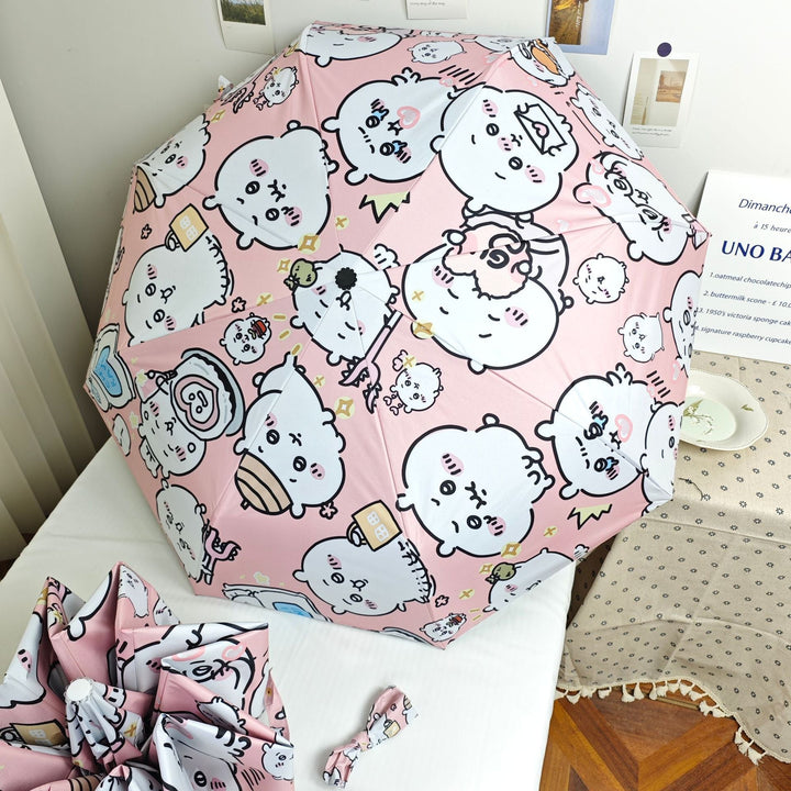 Women's Foldable Umbrella with Humorous Animal Design Kalsten