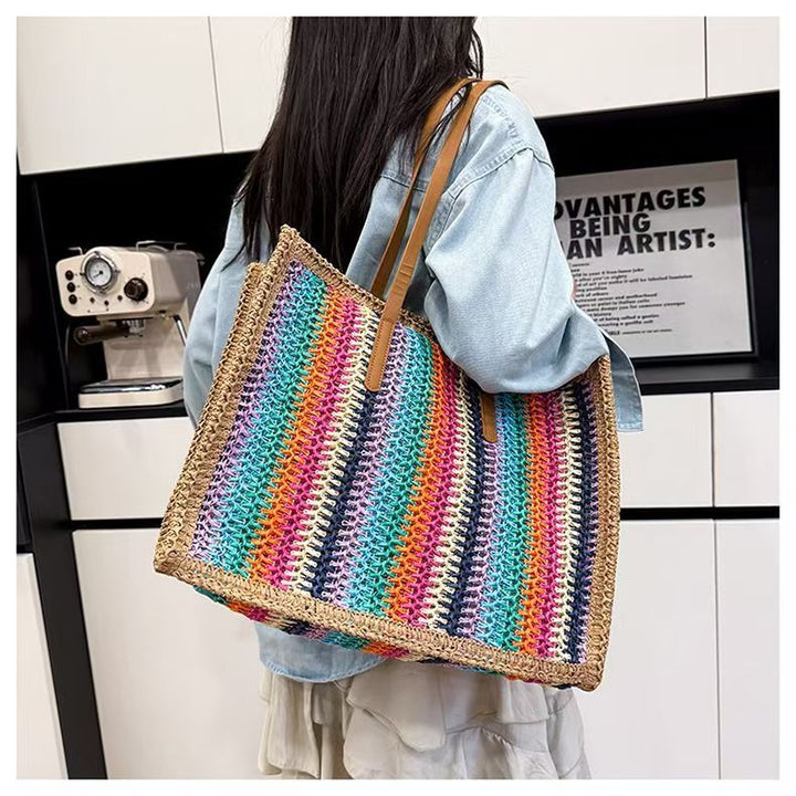 Multifunctional Bast Beach Bag Kalsten