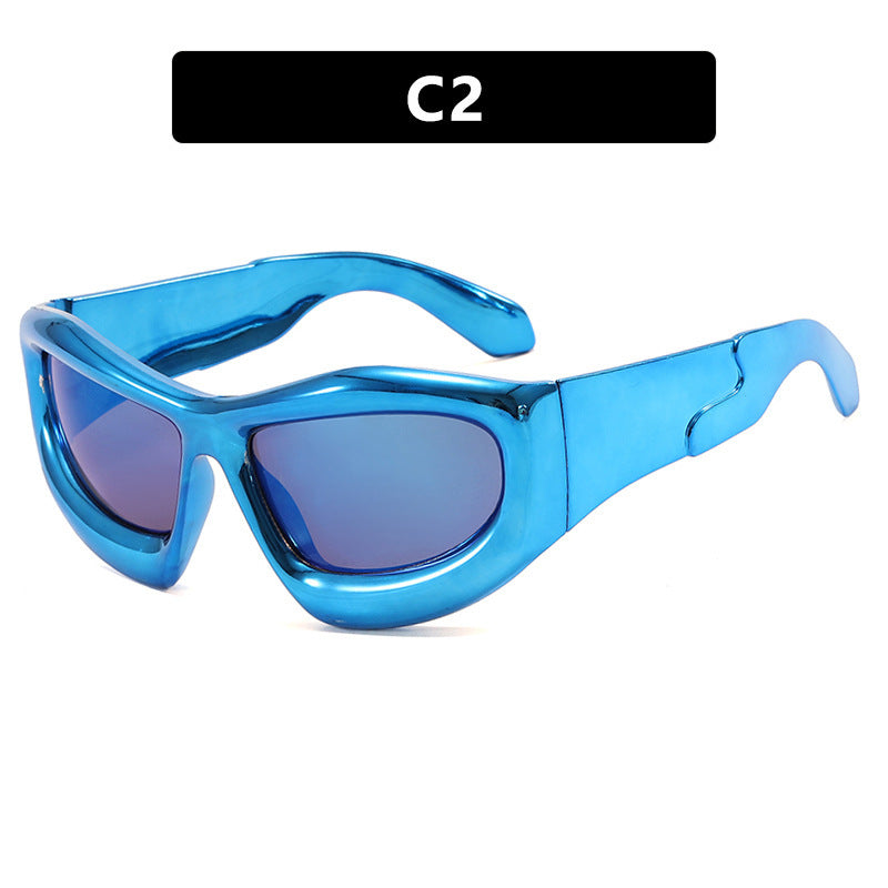 Women's Sporty Sunglasses with Futuristic Design Kalsten