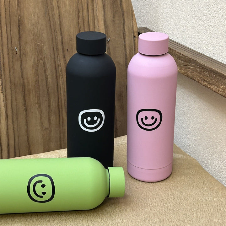 Women's Insulated Bottle with Cheerful Smiley Design Kalsten